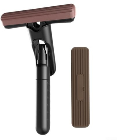 Mocio a spruzzo d'acqua per ritocchi rapidi su tavolini, vetro e superfici della cucina (Nero)