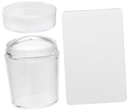 BESTYASH Stampino Per Unghie Nail Art in Silicone Trasparente Jelly Adatto Per Stamping Preciso e Creativo Decorazioni Unghie Te