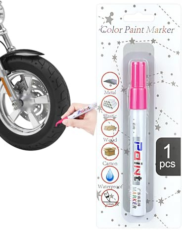 Penna per vernice per cerchioni – Sigillatura rapida, resistente alle intemperie | Strumento di rivestimento del cerchione, pennello per colorare, personalizzazione dei pneumatici, kit di ricarica per