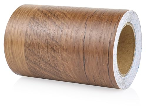 BOMEI PACK Ruban de réparation en grain de bois 5cm/10cm*10m–Auto-adhésif, pour meubles, sols, portes, armoires, murs,décoration intérieure et projets de bricolag (10cm*10m, Bégonia)