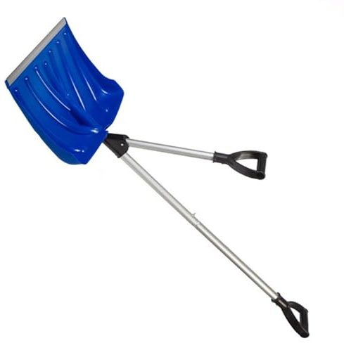 2 in 1 multiuso leggero in alluminio pala da neve con manico staccabile per la rimozione compatto pala di stoccaggio in lega di alluminio