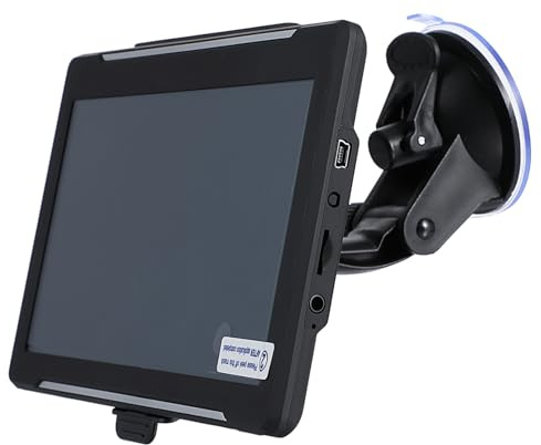 Lurrose GPS Navegación para Camiones De Pantalla Táctil LCD Compacta con Voz Real para Coche y Vehículos Instalación Sencilla con Mapas De Europa