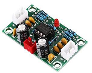 Lafeier Mini-Vorverstärker Op Amp Modul Verstärker Dual Channel NE5532 Vorverstärker Tonplatine 5 mal breite Spannung 12-30 V