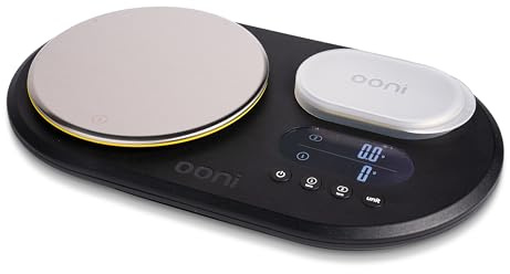 Ooni Dual Platform Digitalwaage – Feinwaage – Küchenwaage – Digitale Waagen mit zwei Plattformen – Ooni Zubehör