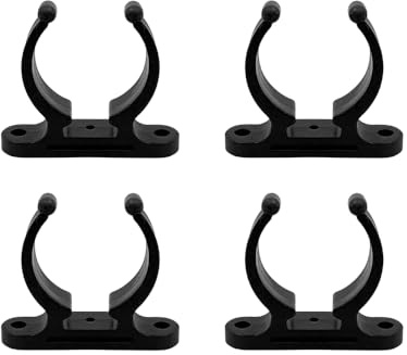 MiOYOOW Bootshakenhalter, 4 Stück Paddelhalter Halterung für 1.5 zoll Rohr