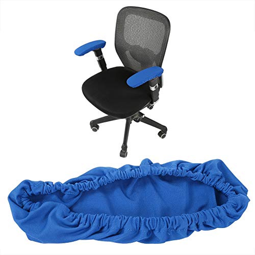 Armlehnenbezug für Bürostühle, elastisch, dehnbar, bequemes Stuhl-Armpolster, Abnehmbarer Stuhl-Armlehnenbezug für Home Office und Bar (blau)