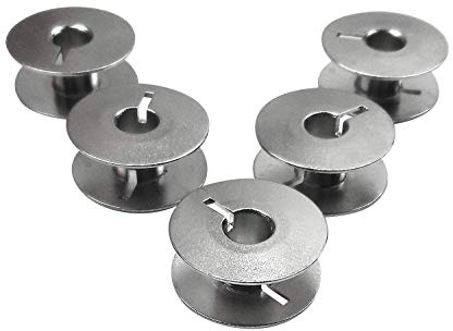 ZickZackNaehmaschine 5 Metall Spulen für Riccar 8510, 8520, 8530, 8720, 8730, 9620, 9630, 9830 Nähmaschinen