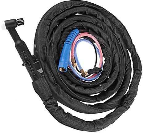 Torche de soudage Tig, 4M / 8M Câble WP18 Toron de soudage à l'arc Agon Tig Agon Set refroidi à l'eau connecteur(#1)