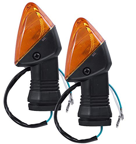 Zreneyfex Motorcycle Front Rear Turn Signal Indicator Lights Replacement for KAWASAKI ZX-6R ZX-6RR KLE500 KLE 650 KLR650 Z750S Motorcycle Turn Signals