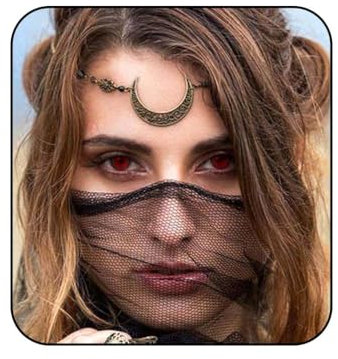 Jovono Boho Kopf Kette mit Kristall und ausgehöhlten dekorativen Muster Kopfschmuck Mode Haarschmuck für Frauen und Mädchen (Bronze + Gelb)