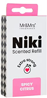 Mr & Mrs FRAGRANCE Nachfüllpack für Diffusor für Auto, Duft von Zitrusfrüchten