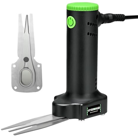 Elektrische Knospen-Trimmerschere, für trockene und nasse Hydrokulturpflanzen, Trimmleistung, präzise Schneidschere mit Geschwindigkeitsregelung, robuste Klingen für Gartenpflanzen, Blumen, Schneider