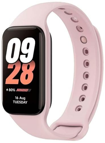 Mi Smart Band 8 Active, Monitorización Frecuencia Cardíaca, Supervisión del Sueño, 50+ Modos Deportivos, hasta 14 Días de Autonomía, Rosa