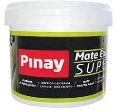 PINTURA EXTRA SUPER - para la decoración en paramentos verticales (Yeso, Cemento, Revoco, Madera, Etc.) (750 ml, BLANCO)