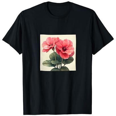 Graphisme Cottagecore en forme de fleur de cyclamen T-Shirt