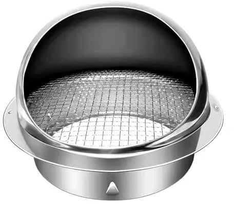 YPIOUREN Ventilation Chimney Cap，Hemispherical Design,Stainless Steel Chimney Cowl Cap，Fireplace Chimney Cap, Flue External Roof Vent Cap, for Use with Gas and Electric Dryers(17cm/6.6in)