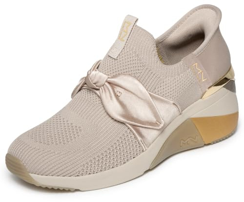 Skechers Women's Wedge-Enzie Hands Free Slip-ins Sneaker