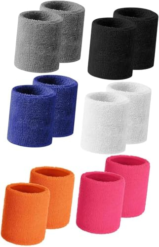 12pcs SchweißBäNder ArmbäNder, Einzigartig Entworfenes SchweißBand, Bequemer Und Langlebiger SchweißBäNder Kopf, Geeignet FüR Das Spielen Von Basketball, Baseball, FußBall, Fitness