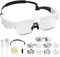 ARTDOT Gafas Lupas con Luz 3 Led para Manualidades, 5 lupas de Gran Aumento con luz, lampara Lupa para Diamond Painting, Lectura, Costura, Relojero, Electronica