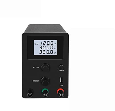 Fuente de alimentación regulada lineal, Laboratorio corriente continua Fuente de alimentación Fuente de laboratorio digital ajustable Fuente estabilizada de la fuente de alimentación Corriente de volt