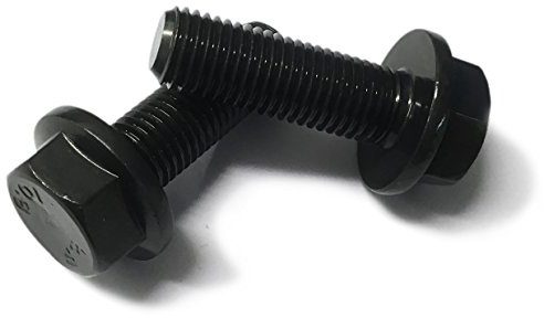 Hexagon Flange Bolts M12, 30mm Length, 1.5mm Fine Thread, Grade 10.9, 4-Pack