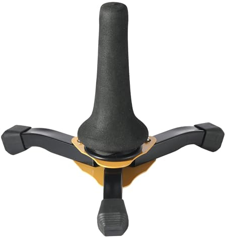 Klappbarer Saxophonständer für Altsaxophon, Alt, Tenor, Saxophonständer, verstellbarer Stativhalter, Saxophonhalter, tragbare Basis