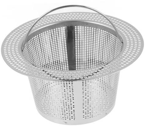 Gatuida Filtro de Fregadero de Metal para Uso Doméstico y Comedor, Colador Práctico Bordes Lisos y Fácil de Limpiar para Evitar Obstrucciones