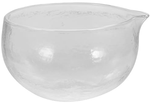 jojofuny Taza de Té de Vidrio Transparente Multifuncional Tazón de Té Chino Práctico para Preparar y Servir Adecuado para Casa Bar o Restaurante Material Duradero y Uso Versátil