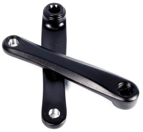 MoSundi Brazo de manivela de 170 mm para bicicleta eléctrica Bafang BBS01/BBS02B, aleación de aluminio forjado, color negro