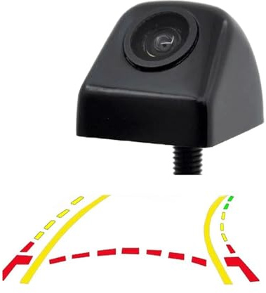 Cámara trasera para coche, trayectoria dinámica inteligente, guía de movimiento, línea de aparcamiento, visión trasera, cámara de retroceso, para monitor de DVD, cámara de visión trasera impermeable