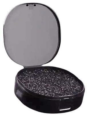 Limpiador De Brochas De Maquillaje En Seco de Limpieza Portátil de Secado | Esponja para Remover el Color de las Brochas Para Mujeres Principiantes y Entusiastas del Maquillaje en C