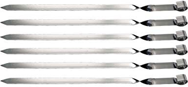 rukauf Grillspiess 2cm Breite EXTRA BREIT, 6 St (50cm)