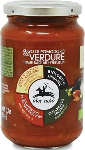Alce Nero Salsa de Tomate con Verduras, 350g