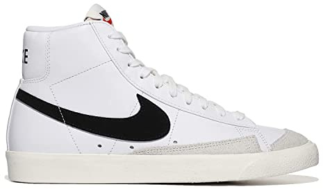 Nike BQ6806-100 Blazer Mid '77 VNTG Homme White/Black EU 38.5