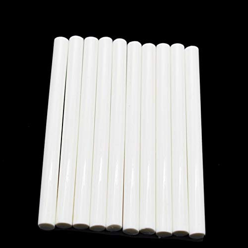 FMN-DJU, 50 Stück 7 x 100 mm Heißklebe-Sticks für 7 mm elektrische Kleberpistole Basteln DIY Handreparatur Weiß Kleber Siegelwachs Stick