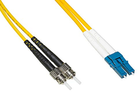LINK Cavo Fibra Ottica Multimode LSZH Duplex OS2 9/125, LC-ST, 10 mt.