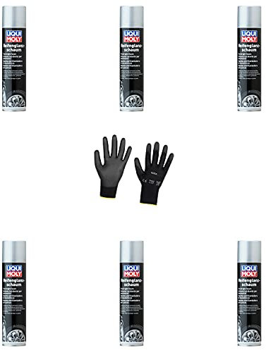 Iloda 6xOriginal Liqui Moly 400ml Reifenglanzschaum 1609 Schutzhandschuhe