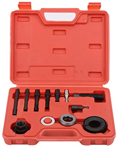 12Pcs Automotive Pulley Puller Remover Installer Kit für GM Servolenkung LichtmaschineInstallationswerkzeug für den Abzieher zum Entfernen der Riemenscheibe Abzieher-Kit für die Riemenscheibe Abzieher