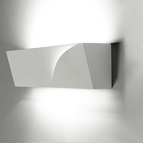 Kovalmax APPLIQUE IN GESSO LAMPADA DA PARETE SOGGIORNO LAMPADINA G9 VERNICIABILE GSE78