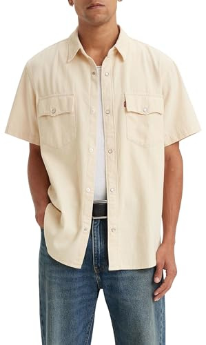 Levi's Chemise Western décontractée pour Homme, Newman Ecru, XXL