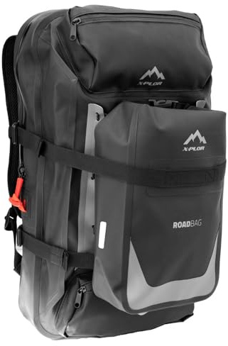 X-PLOR Wasserdichter Rucksack 35 l | Wasserdicht IPX7, 600D TPU Polyester, sehr widerstandsfähig, ergonomisch und modular, Feldtesicherung, ideal für Outdoor und Abenteuer, maximale Zuverlässigkeit