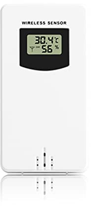 KETOTEK Transmitter Wireless Outdoor Wetterstation Luftfeuchtigkeit Temperatur Sensor