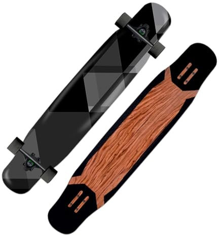 46 Zoll Longboards für Jungen Mädchen, Skateboard Longboard Anfänger für Extreme Sport Downhill Dancing, Longboard Cruiser Skateboard für Kinder Erwachsene Anfänger (Color : B)