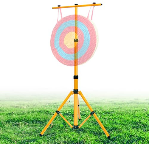 Zielscheibenständer/Bogenschießen Zielscheibe Ständer aus Metall/Große Bogen Zielscheibe Ständer sind Klappbar und Einfach zu Benutzen (BaZiJia)
