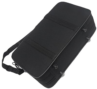 Tragbare Klarinetten Gigbag aus Canvas, Stoßfest, Schwarz | Verschleißfestes Design, Leichte Aufbewahrungslösung für Unterwegs, Stilvolle Optik