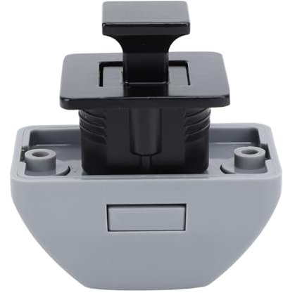 Keenso Schlüsselloses RV-Schrankschloss, RV-Schrankschloss, Metall-Druckknopf, Schlüsselloses Schrank-Schubladenfach-Verriegelungsschloss für Wohnwagen, Yacht, Boot, Wohnmobil (Black)