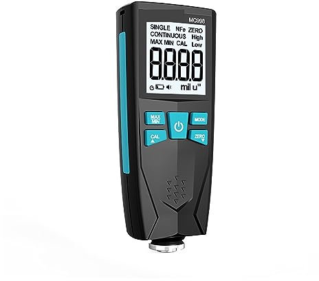 Spessimetro, MC998 Misuratore di spessore del rivestimento for strumenti di riparazione auto Strumenti automobilistici Strumenti di misurazione del tester di spessore della vernice del film, Misurato