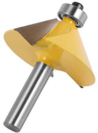 Diheohg 1 pieza 8 mm vástago grande 45 grados chaflán y fresa herramienta de corte de mecanizado Fresa