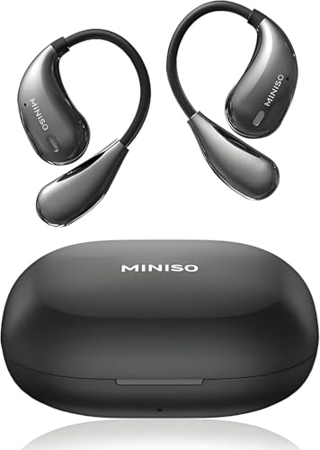 MINISO X33 AI Traducción Auriculares en Tiempo Real,135 Idioma Traductor Auriculares, Open Ear Wireless Bluetooth Traducción Auriculares con Sonido HiFi, Adecuado para Viajes