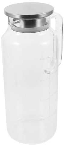 OUNONA Jarra De Vidrio Con Tapa Hervidor De Agua De Jarra De Agua Para Refrigerador Hogar